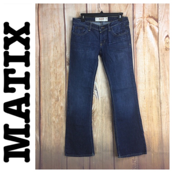 💙Matix MatiGirl Denim Bootcut Jean size 7 - Picture 1 of 8